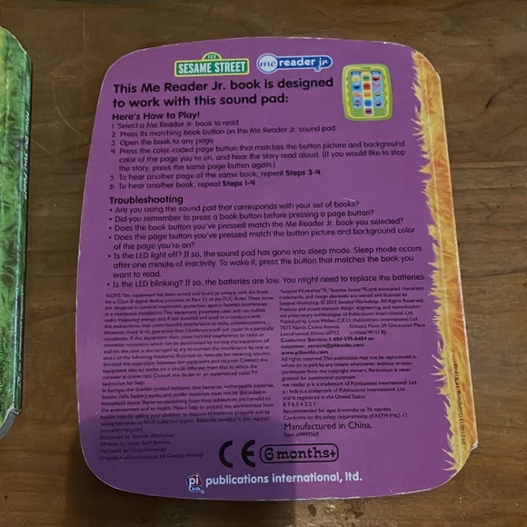 Sesame Street Me Reader Jr. Book Set - great books & can work with a sound pad - Picture 3 of 16